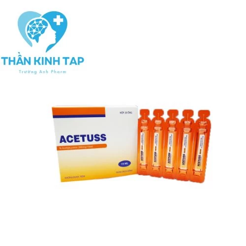 Acetuss 200mg/10ml - Tiêu chất nhầy, giải độc gan